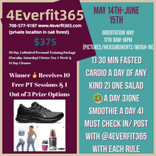 Load image into Gallery viewer, 30 Day Unlimited 4Everfit365 FITNESS PACKAGE
